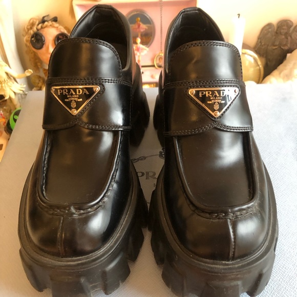 Prada Monolith Loafers in size US 5 - Picture 2 of 5